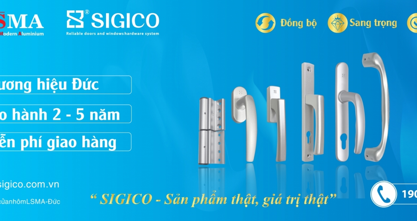 Phụ Kiện Cửa Nhôm Sigico | Cao Cấp & Sang Trọng