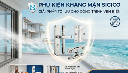 Xu hướng xây dựng ven biển tại Việt Nam và bài toán vật liệu cho hệ cửa