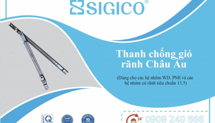 Giải pháp phụ kiện cửa sổ mở hất chống nước, chống gió cho nhà cao tầng