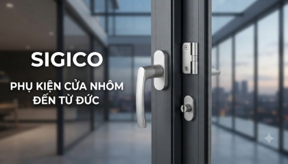 Phụ kiện cửa nhôm đến từ Đức – Bền bỉ, chính xác, thẩm mỹ