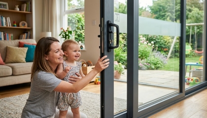 Cách phụ kiện cửa nhôm bảo vệ gia đình khỏi tai nạn