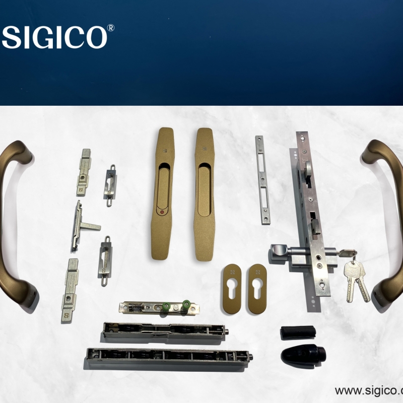 Phụ kiện cửa nhôm Sigico – Giải pháp bền vững cho mọi công trình nhôm kính cao cấp